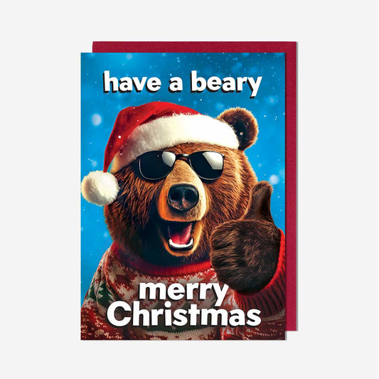 Beary Merry Christmas Card