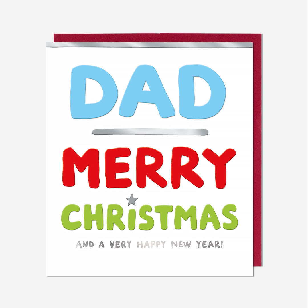 Dad Merry Christmas Card