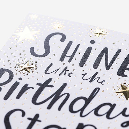 Shine Like The Birthday Star You Are Card