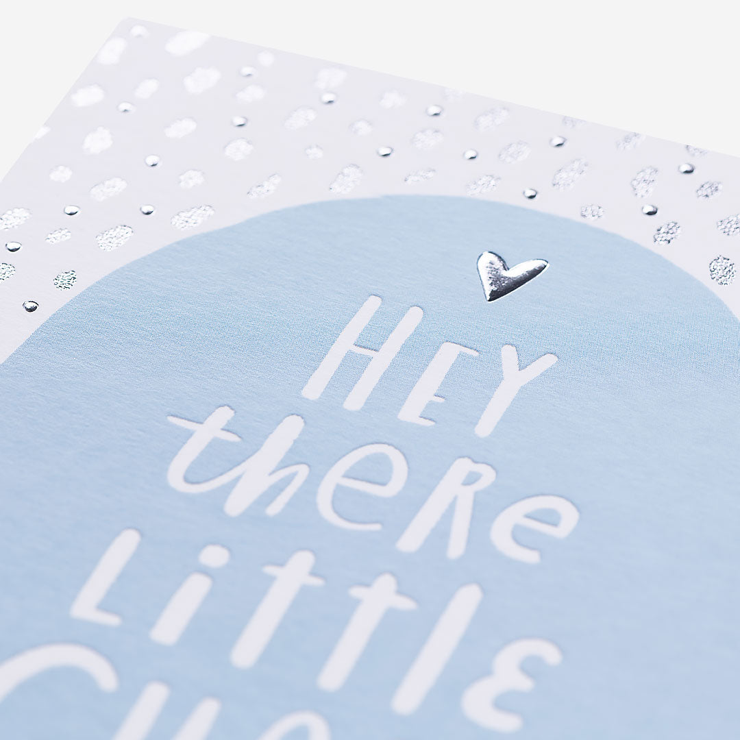 Hey There Little Chap New Baby Boy Card