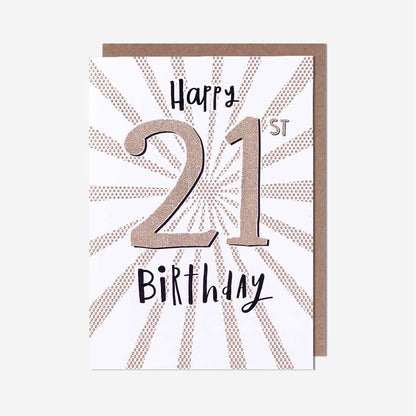 Happy 21st Birthday Card