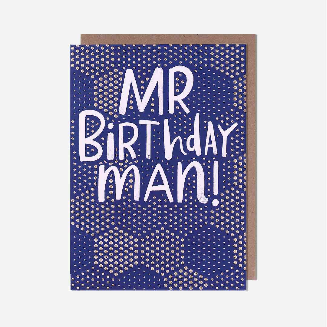 Mr Birthday Man Card