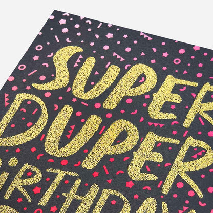 Super duper birthday girl Birthday Card