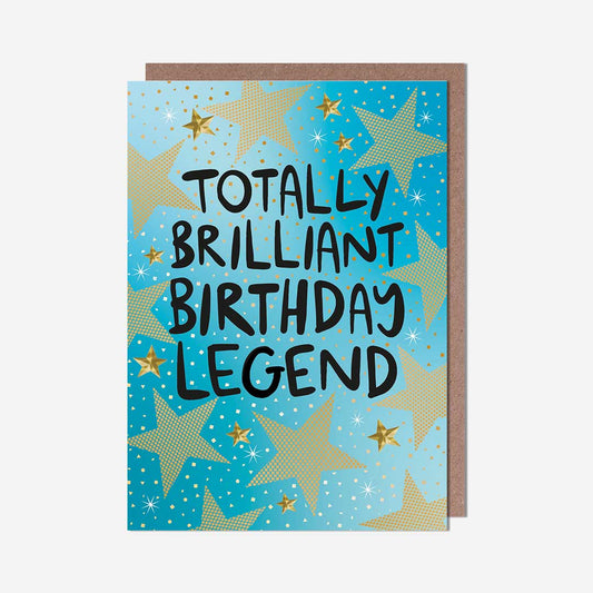 Birthday legend stars Birthday Card