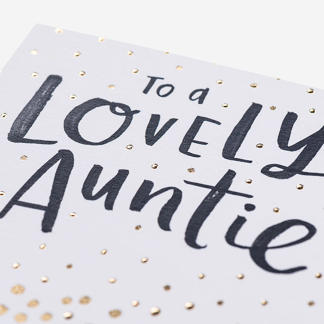 Lovely Auntie Birthday Card