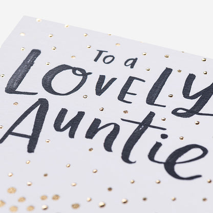 Lovely Auntie Birthday Card