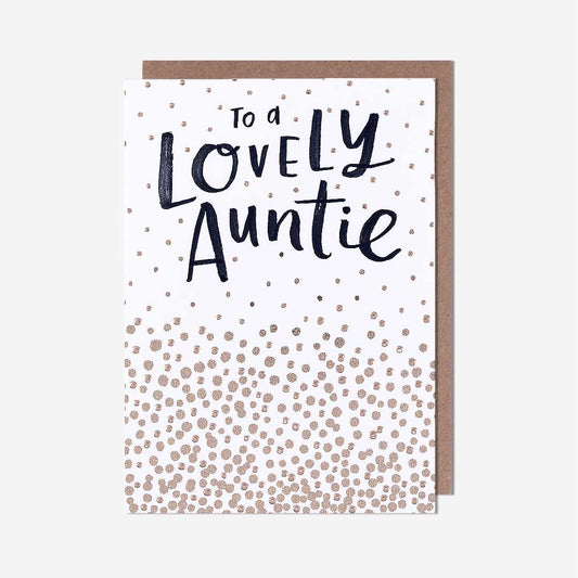 Lovely Auntie Birthday Card