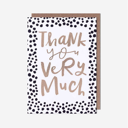 Thank You Very Much Card