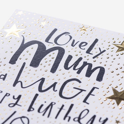 Lovely Mum Stars Birthday Card