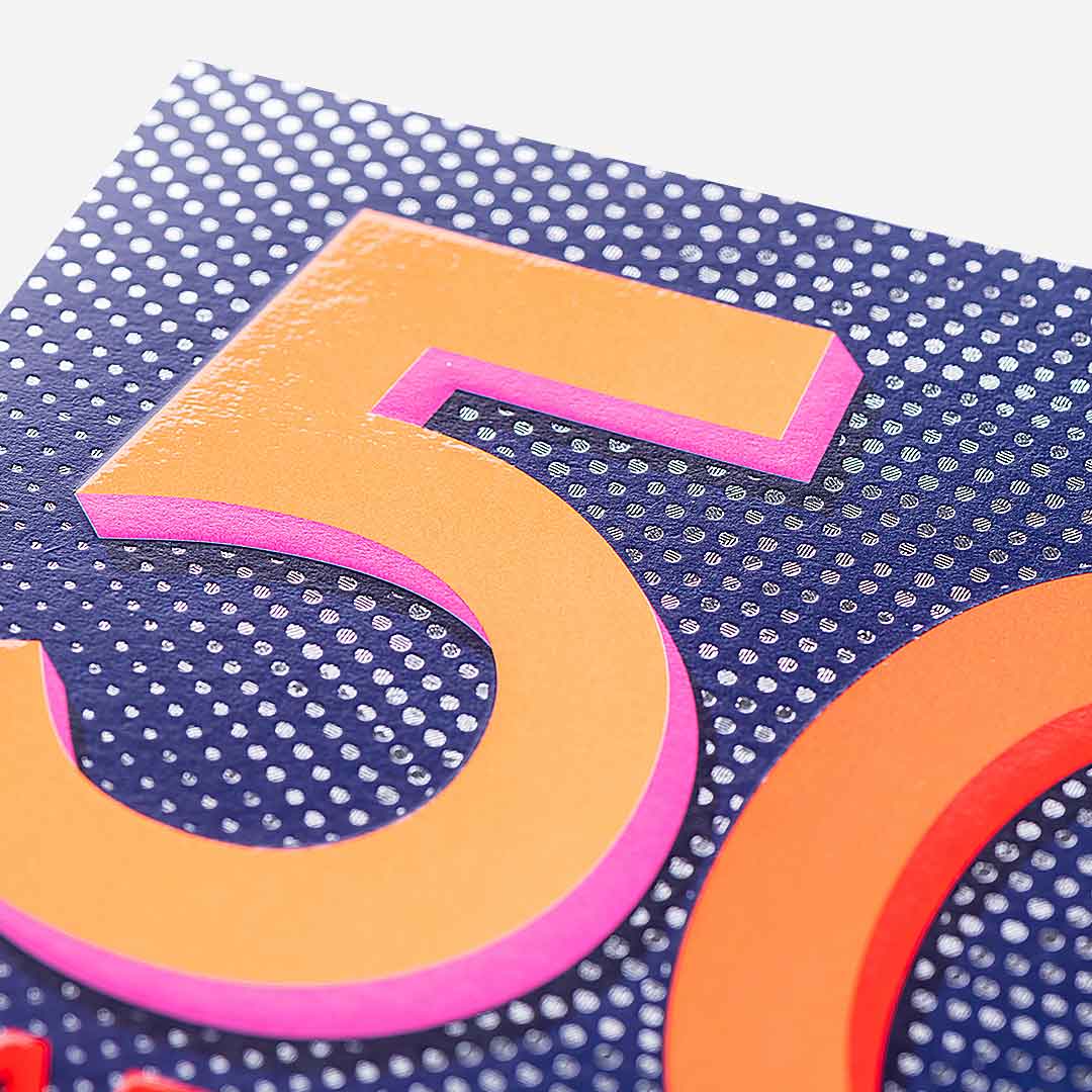 50 Happy Birthday Card