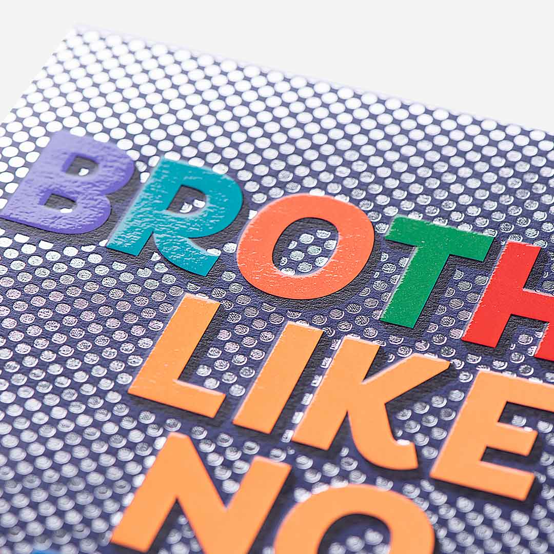 Brother Like No Other Birthday Card