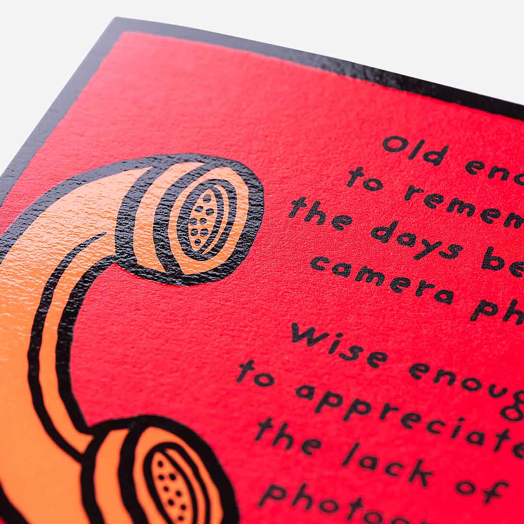 Phone Lack Of Photographic Evidence Birthday Card