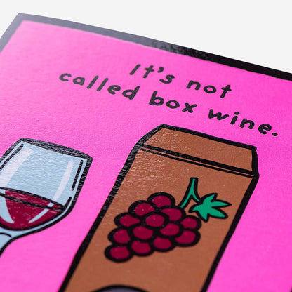 Classy Box Of Wine General Card