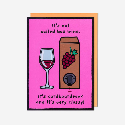 Classy Box Of Wine General Card
