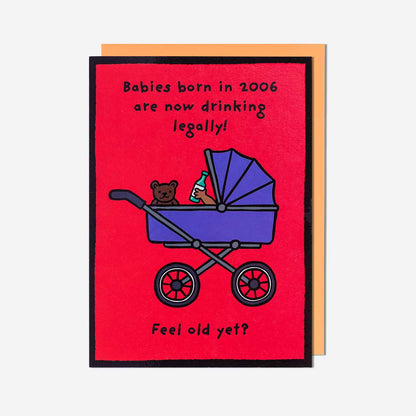 2006 Drinking Legally Birthday Card